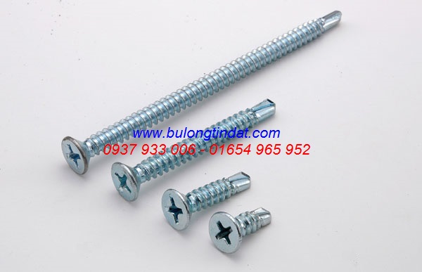 Vít đầu bằng đuôi cá - INOX - THÉP
